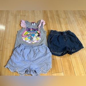 Girls shorts bundle